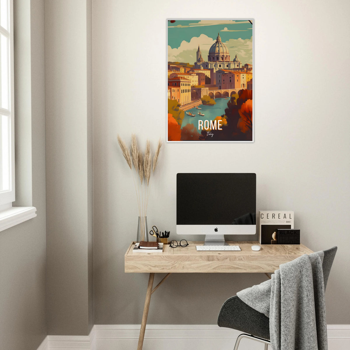 Rome, Italy travel poster (Riverside Dome) – image 34