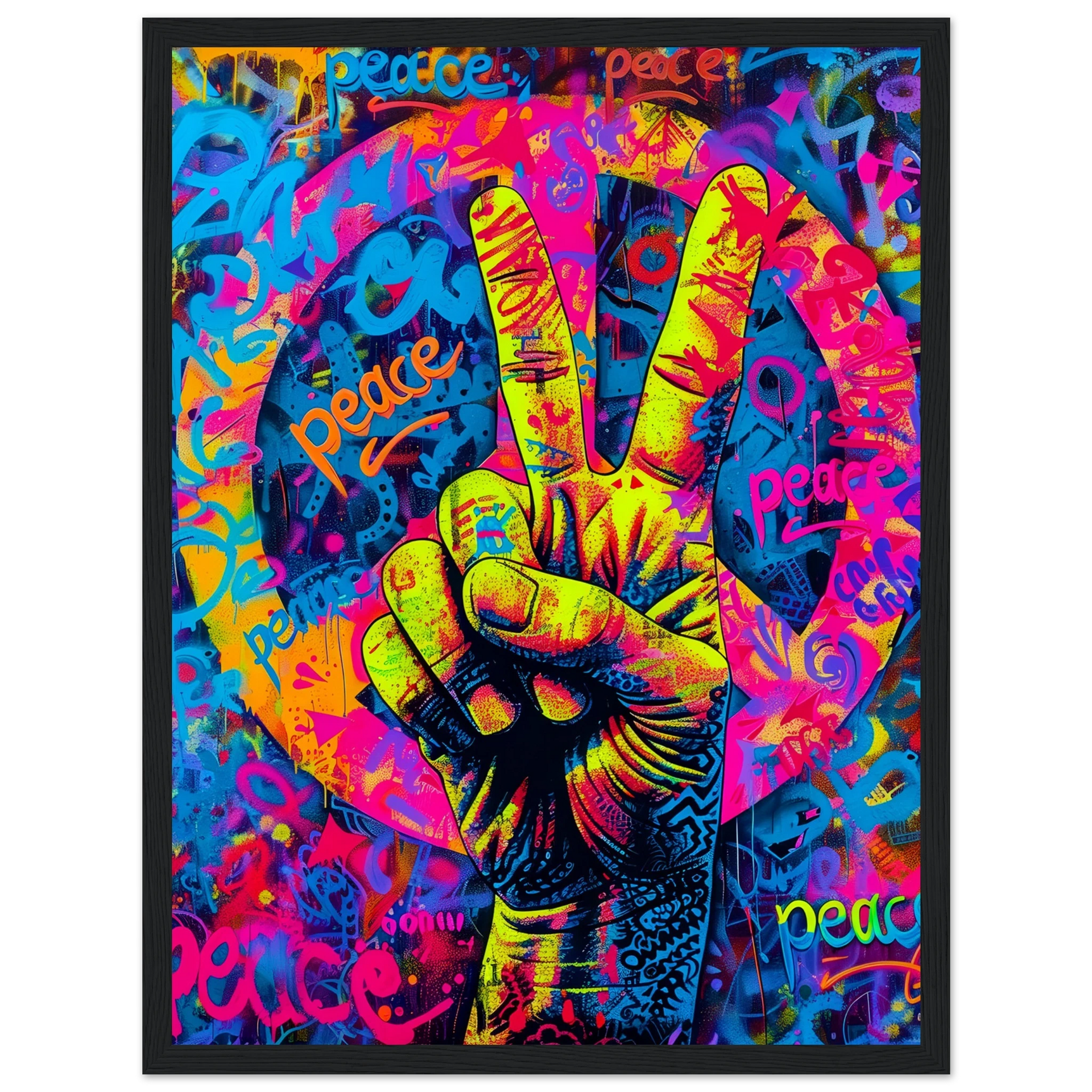 Peace Sign 2 Print – Muralla Art