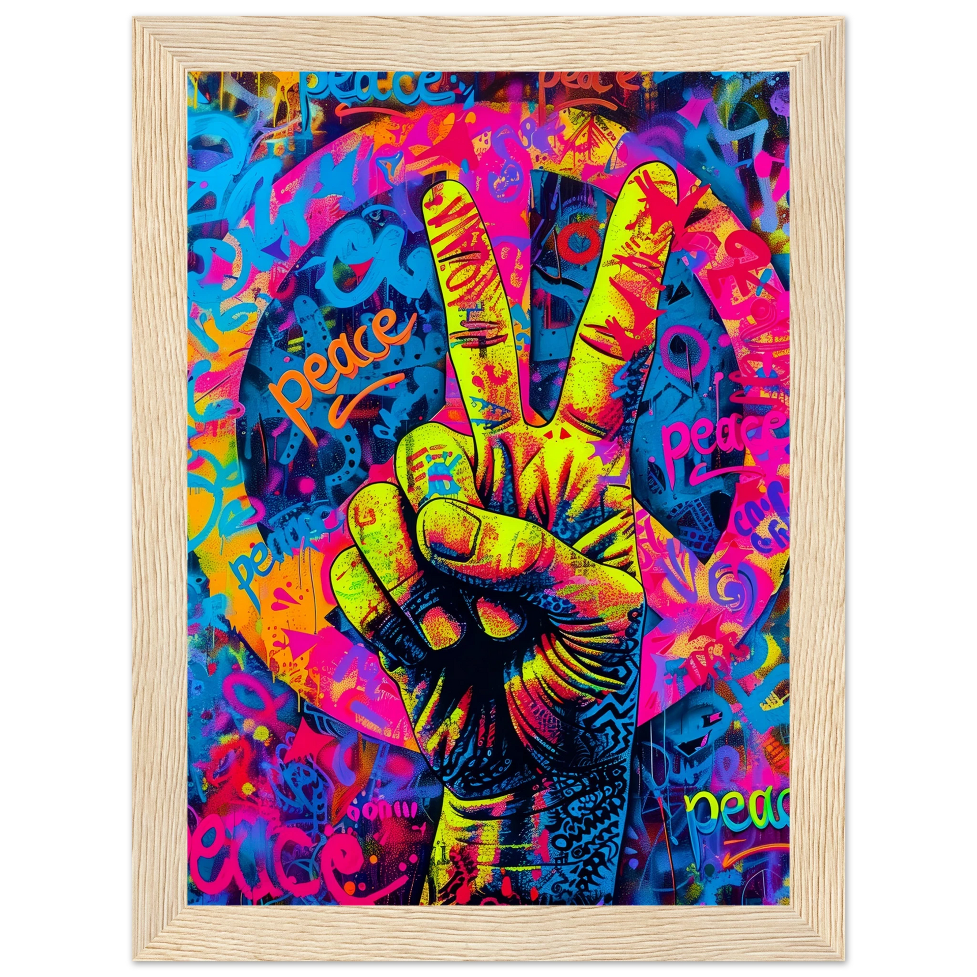 Peace Sign 2 Print – Muralla Art
