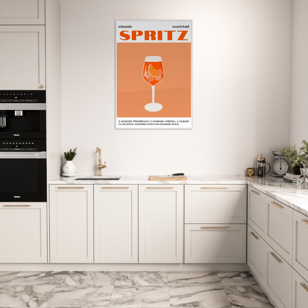 Aperol Spritz Cocktail Print