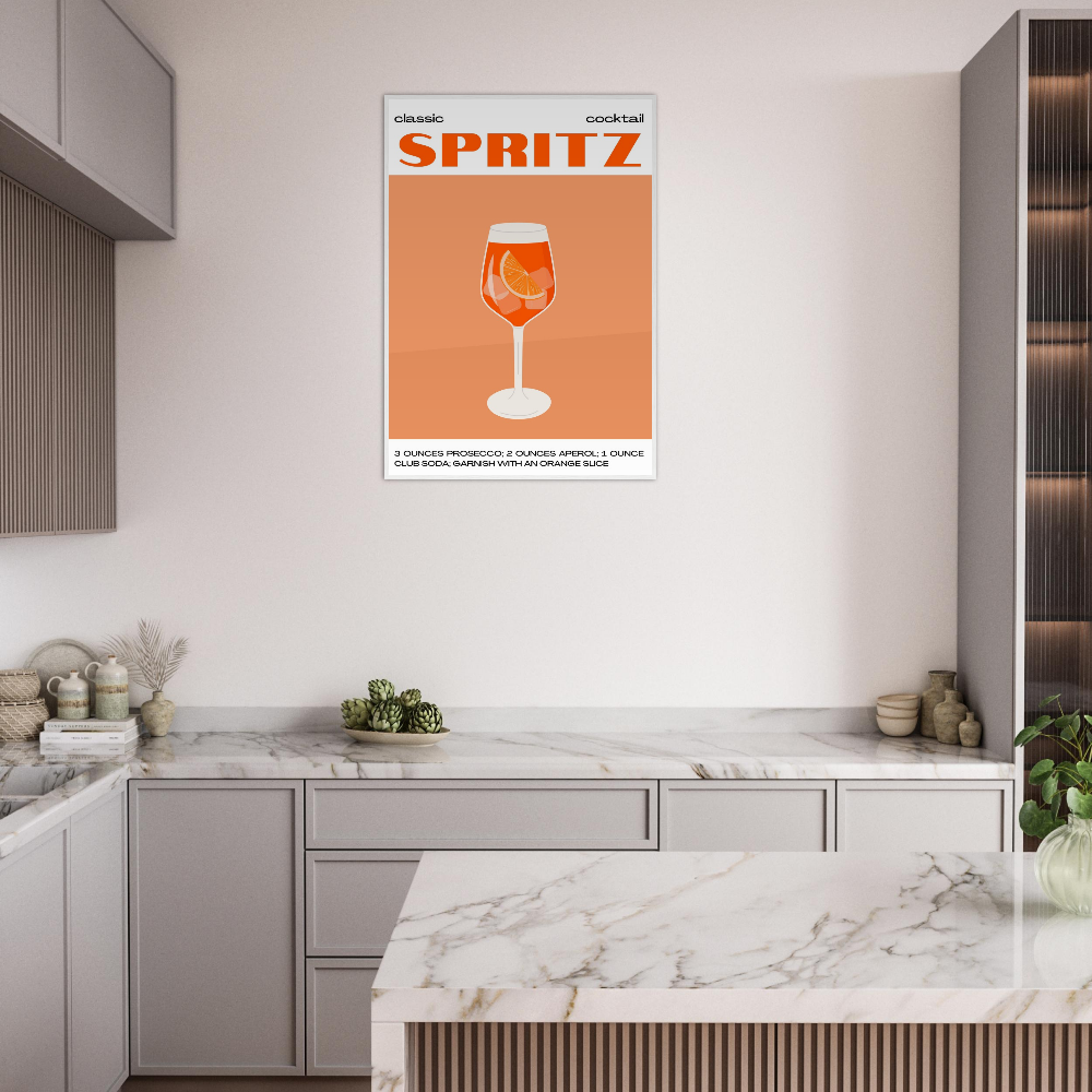Aperol Spritz Cocktail Print