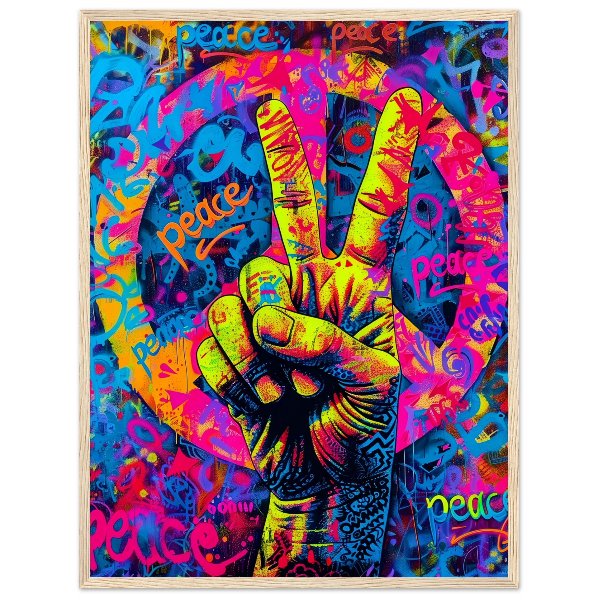 Peace Sign 2 Print – Muralla Art